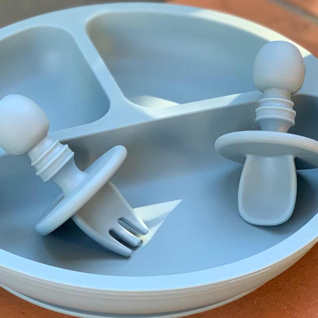 Plastic baby clearance cutlery