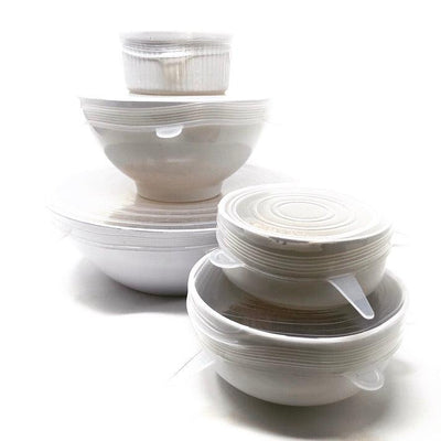 Buy Silicone Bowl Covers Best Food Covers BPA Free by Little Mashies Australia Reusable Yoghurt Pouches