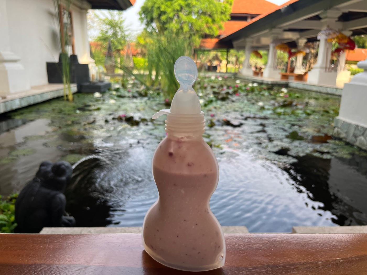 Little Mashies Baby Spoon | with Reusable Silicone Baby Food Pouch