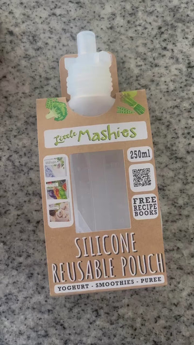 Reusable Silicone Yoghurt Pouch