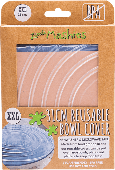 Buy Silicone Bowl Covers Best Food Covers BPA Free by Little Mashies Australia Reusable Yoghurt Pouches