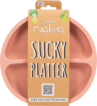Buy Pink Baby Suction Plate Best Silicone Base BPA Free Feeding Set For Toddler by Little Mashies Australia Reusable Food Pouches