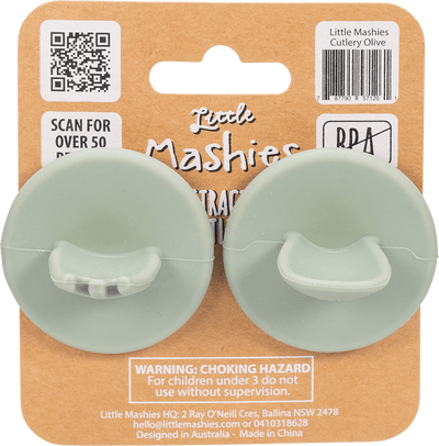 Buy Olive Baby Cutlery Set First Spoon For Toddler Best Quality Silicone BPA Free by Little Mashies Australia Reusable Yogurt Pouches