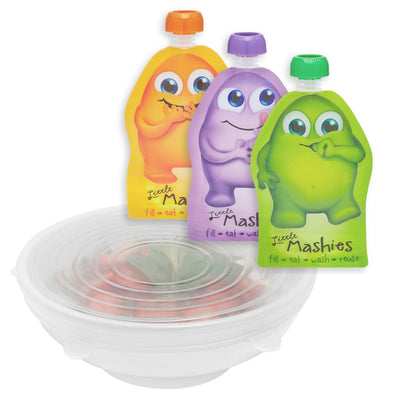 Buy Little Mashies Monster Reusable Pouch Pack by Little Mashies Australia