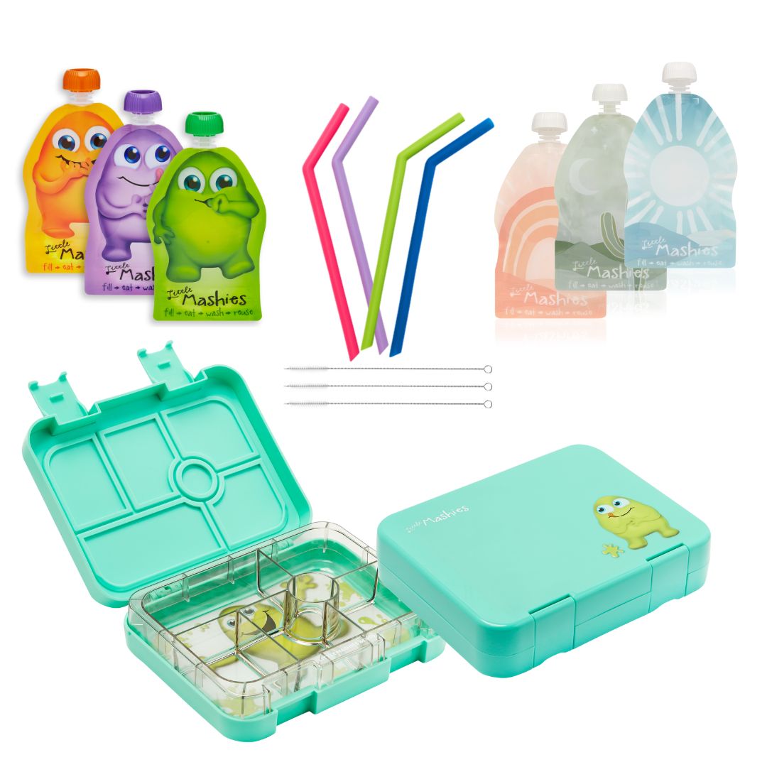 Buy Little Mashies Reusable Pouch Lunchbox Pack by Little Mashies Australia