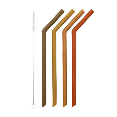 Buy Silicone Straws BPA Free by Little Mashies Australia Reusable Food Pouches