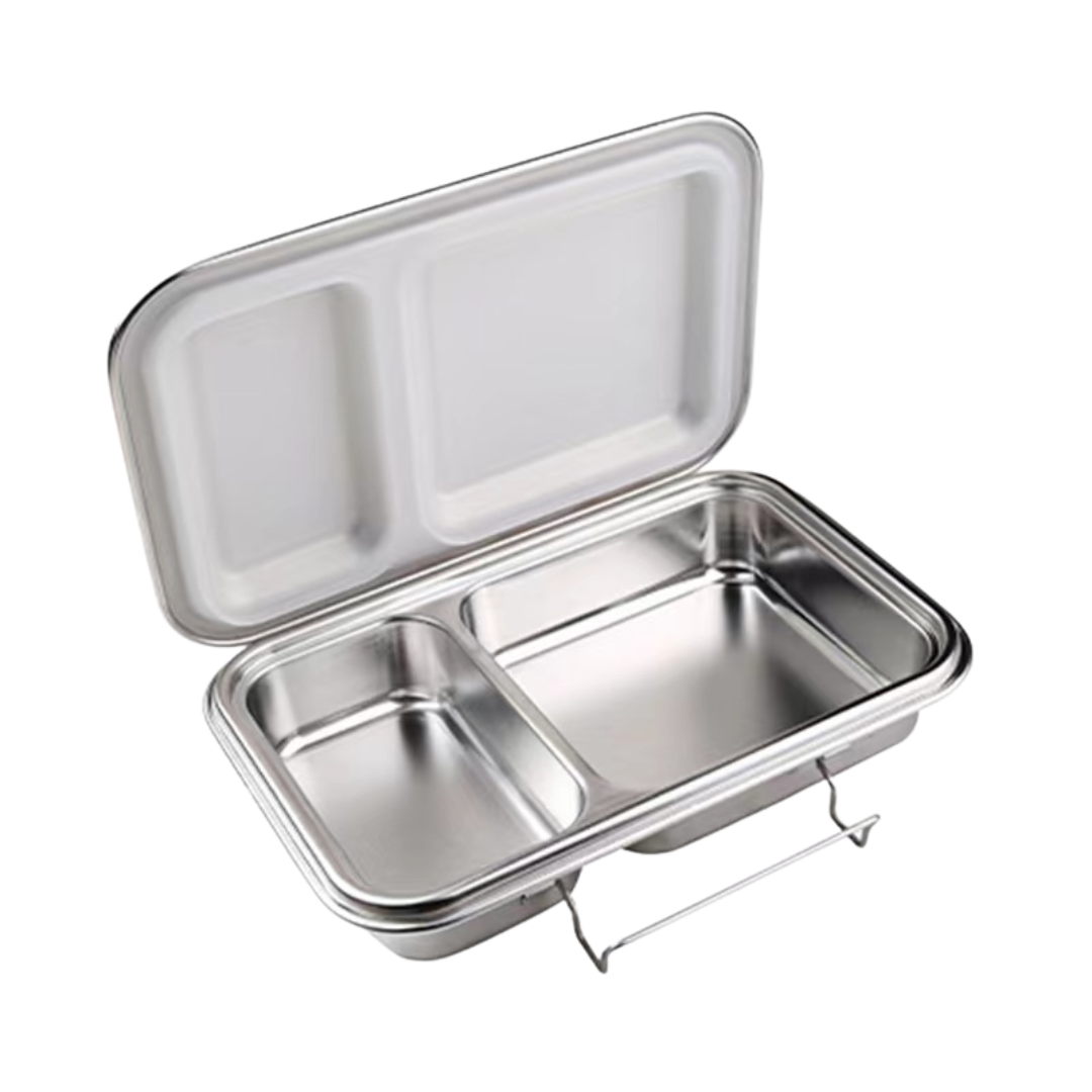 Stainless Steel Leakproof Lunchbox - 2 compartments – Little Mashies