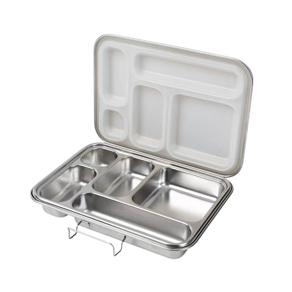 Little Chick 5 Compartment Stainless Steel Lunch Box /Tiffin with Insu –  Myneemoe